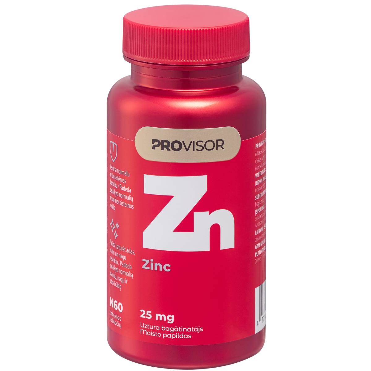 PROVISOR ZINC 25MG TBL N60