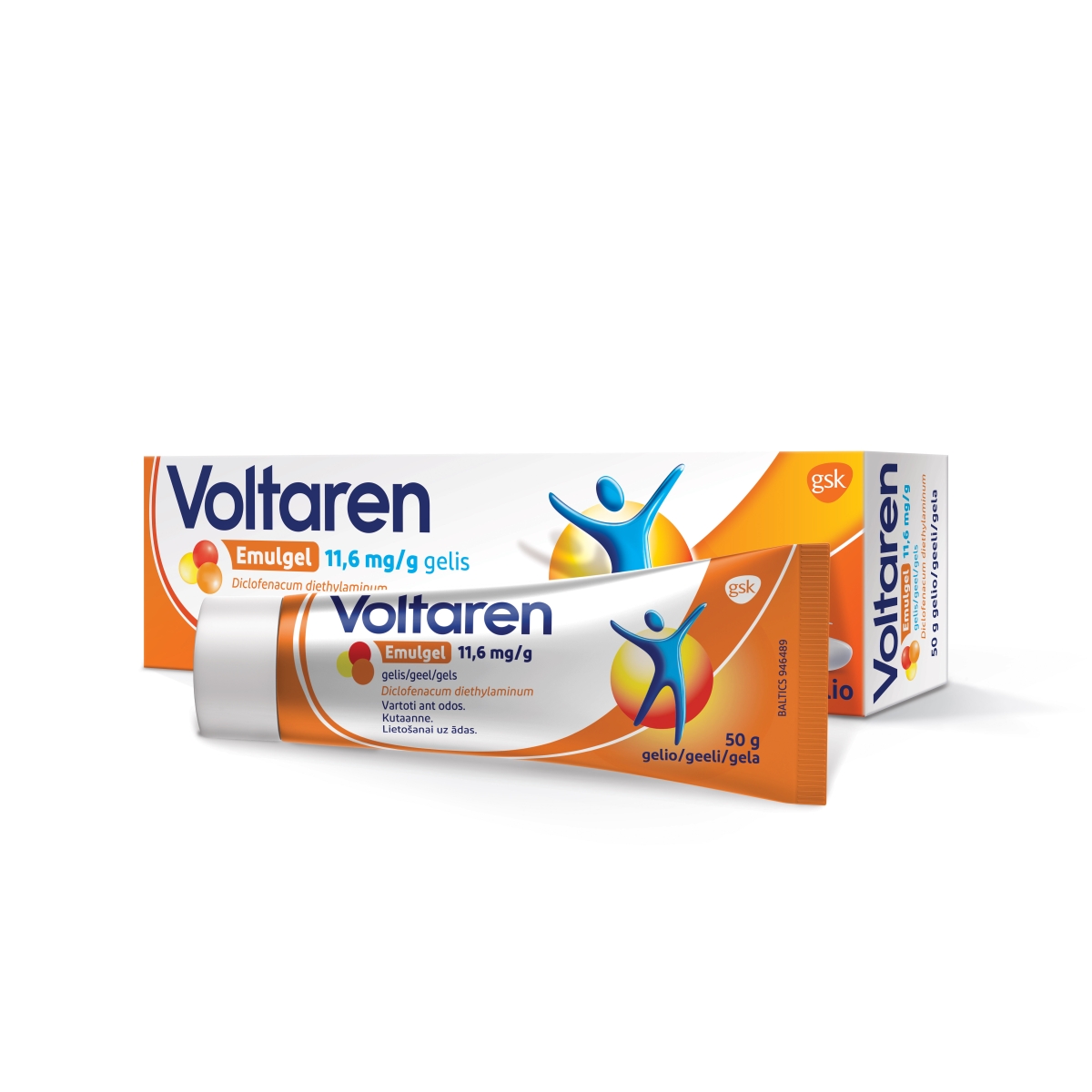 VOLTAREN EMULGEL 1.16% GELS 50G