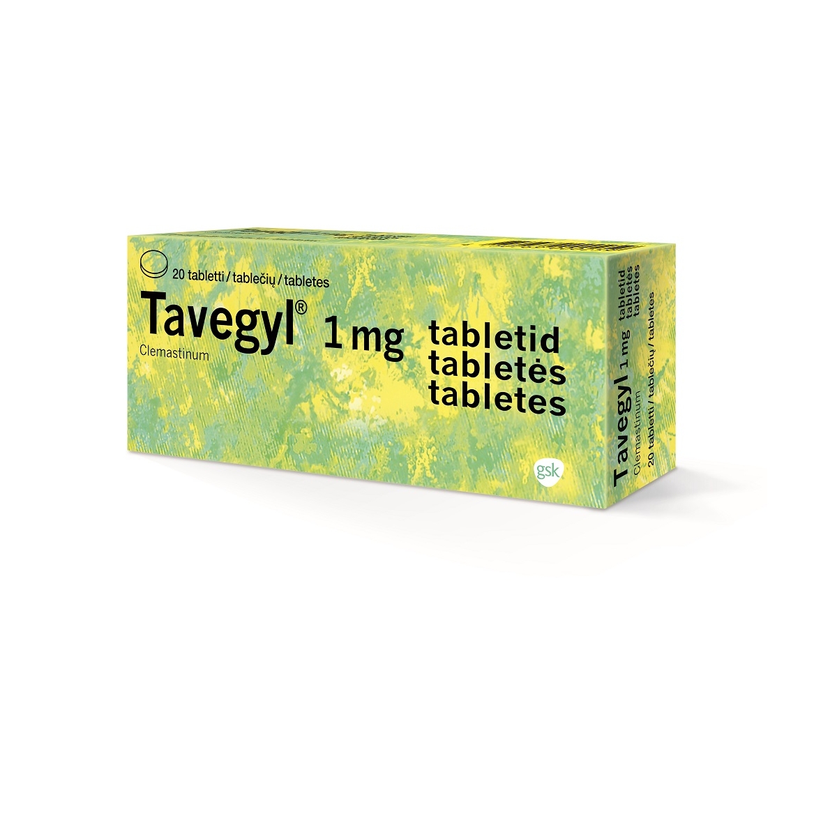 TAVEGYL 1MG TABLETES N20